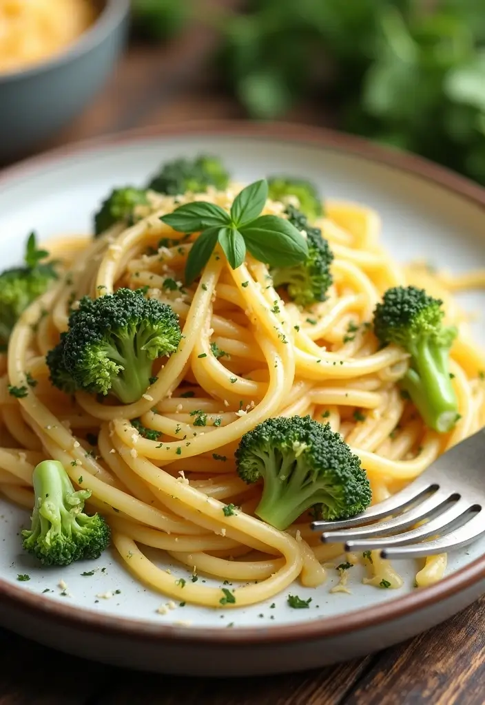 25 Pasta Recipes with Spaghetti Noodles That Never Fail 121 25 Pasta Recipes with Spaghetti Noodles That Never Fail - 23. Spaghetti with Cheesy Broccoli Sauce