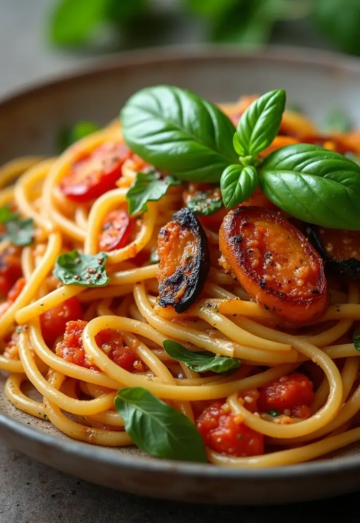 25 Pasta Recipes with Spaghetti Noodles That Never Fail 22 25 Pasta Recipes with Spaghetti Noodles That Never Fail - 4. Spaghetti with Roasted Vegetables