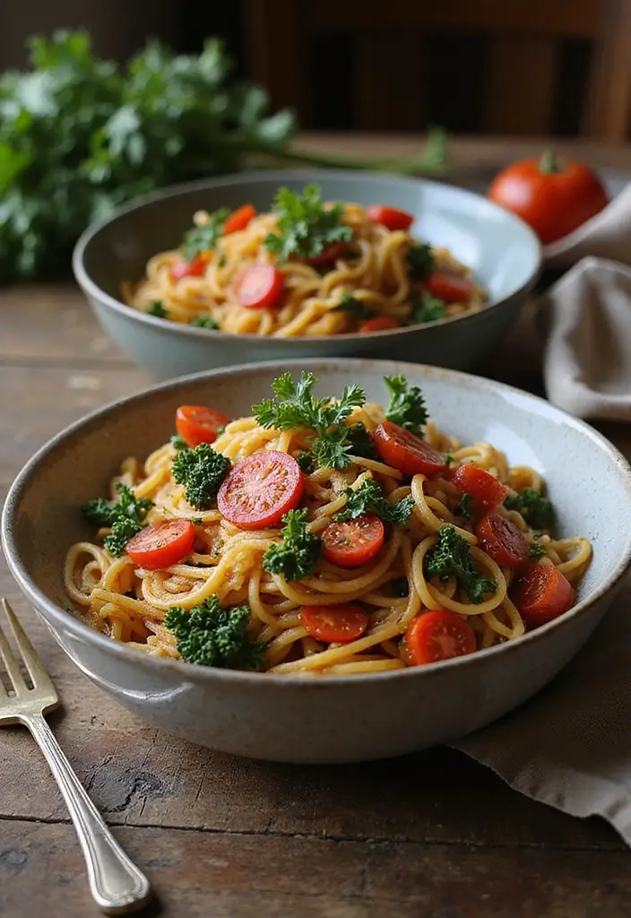 25 Pasta Recipes with Tomato Paste for Deep, Savory Flavor 130 25 Pasta Recipes with Tomato Paste for Deep, Savory Flavor - 22. Tomato and Kale Pasta