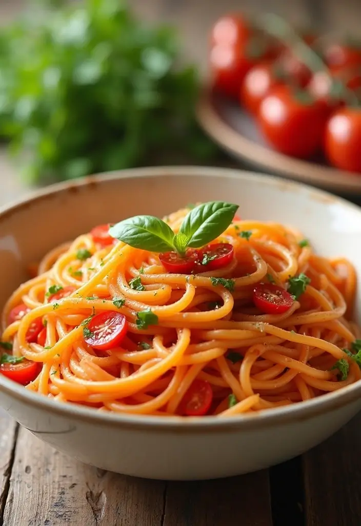 25 Pasta Recipes with Tomato Paste for Deep, Savory Flavor 144 25 Pasta Recipes with Tomato Paste for Deep, Savory Flavor - 24. Tomato and Carrot Pasta