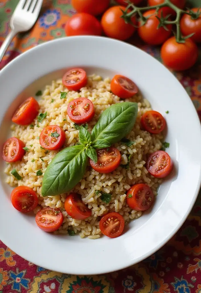 25 Pasta Recipes with Tomato Paste for Deep, Savory Flavor 25 25 Pasta Recipes with Tomato Paste for Deep, Savory Flavor - 5. Tomato Basil Orzo