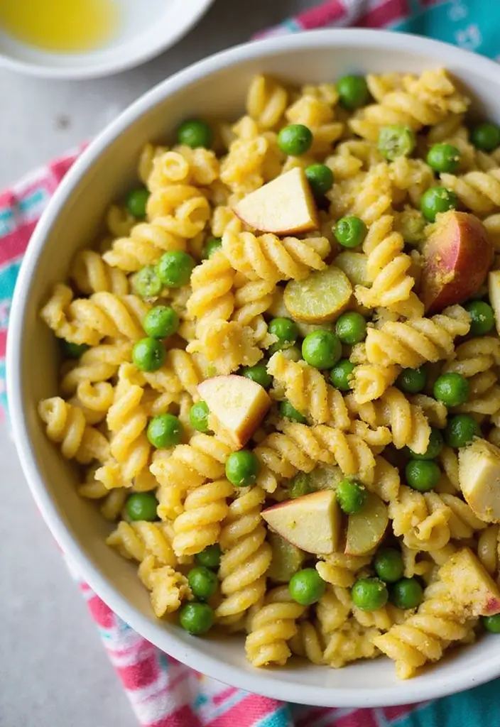25 Pasta Salad Recipes Without Tomatoes for Simple Gatherings 66 25 Pasta Salad Recipes Without Tomatoes for Simple Gatherings - 12. Curried Pasta Salad