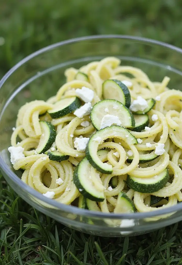 25 Pasta Salad Recipes Without Tomatoes for Simple Gatherings 71 25 Pasta Salad Recipes Without Tomatoes for Simple Gatherings - 13. Zucchini & Feta Pasta Salad
