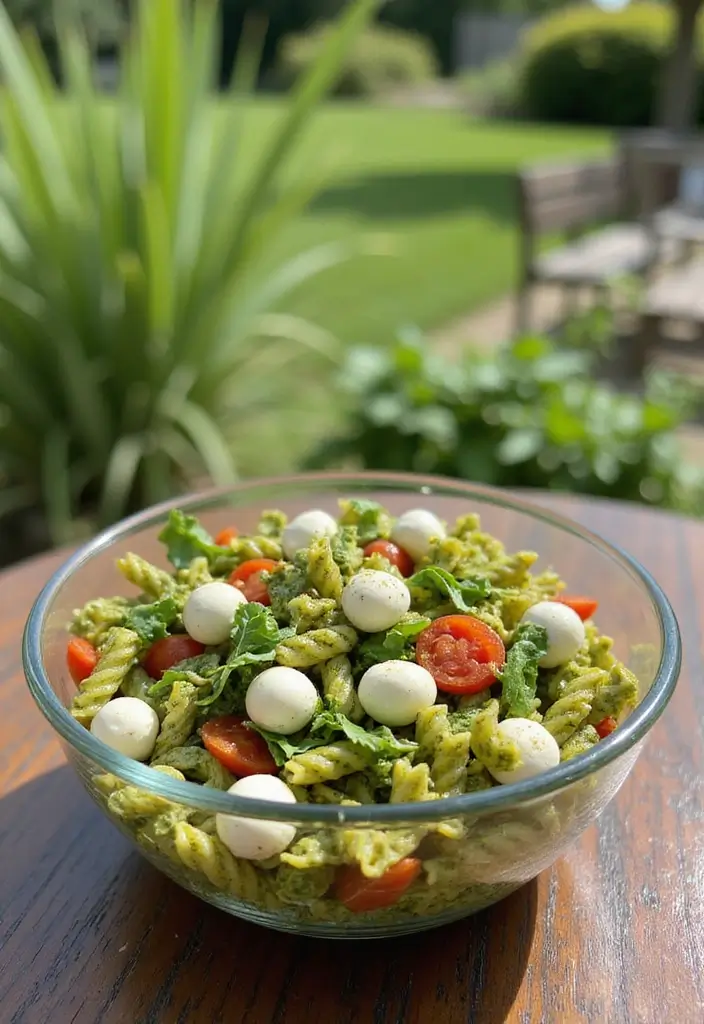 25 Pasta Salad Recipes Without Tomatoes for Simple Gatherings 6 25 Pasta Salad Recipes Without Tomatoes for Simple Gatherings - 2. Pesto Pasta Salad