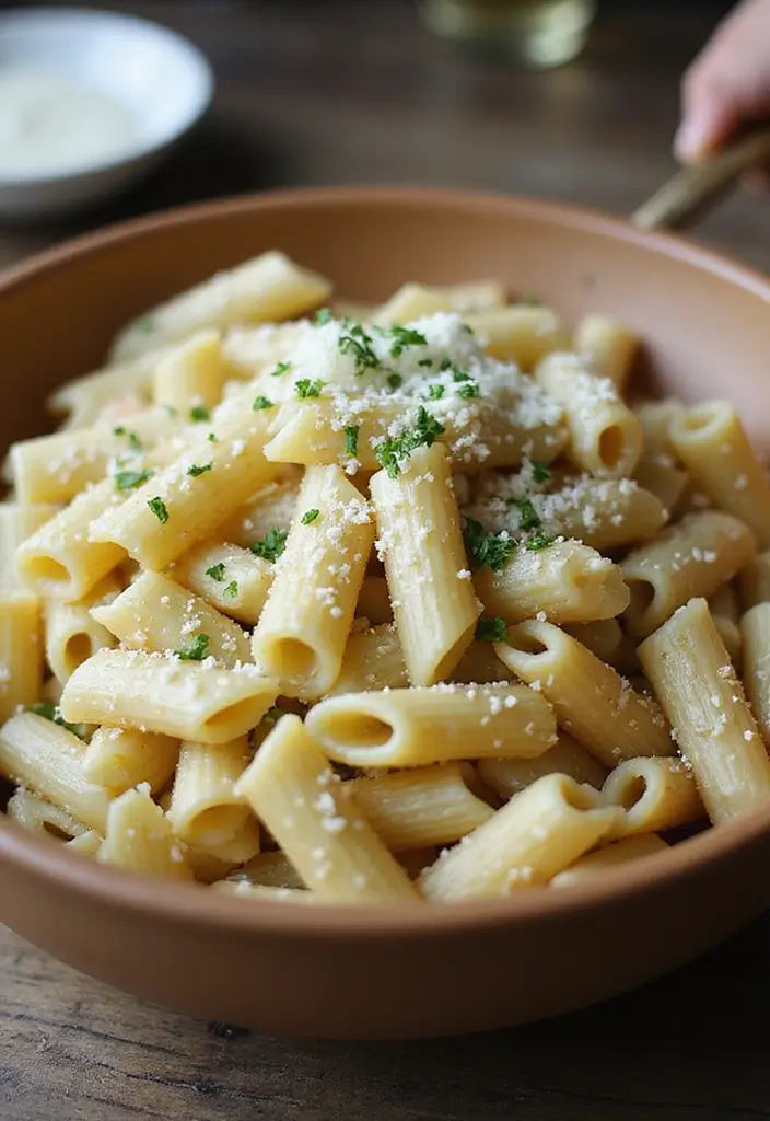 25 Pasta Salad Recipes Without Tomatoes for Simple Gatherings 114 25 Pasta Salad Recipes Without Tomatoes for Simple Gatherings - 20. Garlic Parmesan Pasta Salad