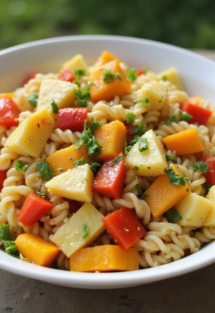 25 Pasta Salad Recipes Without Tomatoes for Simple Gatherings 142 25 Pasta Salad Recipes Without Tomatoes for Simple Gatherings - 24. Tropical Pasta Salad