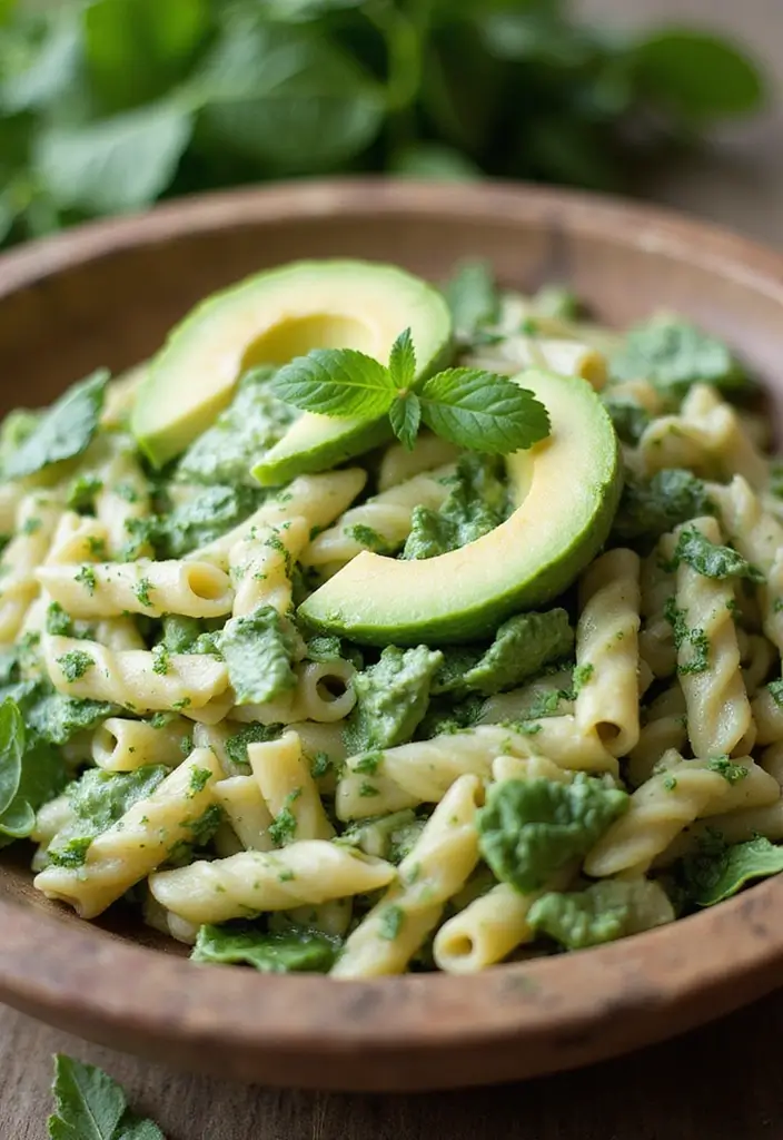 25 Pasta Salad Recipes Without Tomatoes for Simple Gatherings 25 25 Pasta Salad Recipes Without Tomatoes for Simple Gatherings - 5. Avocado Spinach Pasta Salad
