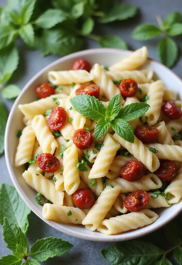 25 Pasta Salad Recipes with Sundried Tomato and Fresh Flavor 113 25 Pasta Salad Recipes with Sundried Tomato and Fresh Flavor - 21. Sundried Tomato and Mint Pasta Salad