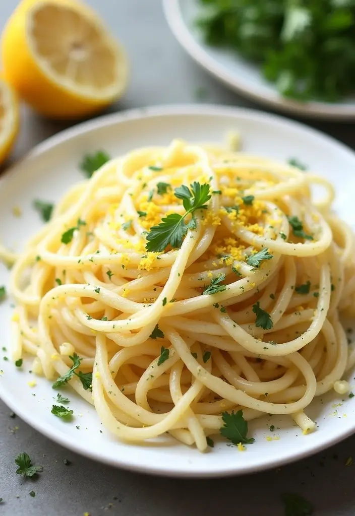 25 Simple Pasta and Cheese Recipes for Every Comfort Craving 66 25 Simple Pasta and Cheese Recipes for Every Comfort Craving - 12. Lemon Garlic Goat Cheese Pasta