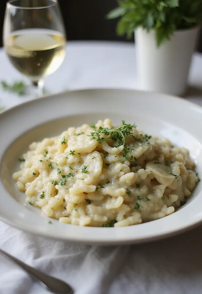 25 Simple Pasta and Cheese Recipes for Every Comfort Craving 78 25 Simple Pasta and Cheese Recipes for Every Comfort Craving - 14. Parmesan and Herb Risotto Pasta