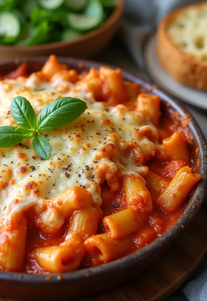 25 Simple Pasta and Cheese Recipes for Every Comfort Craving 85 25 Simple Pasta and Cheese Recipes for Every Comfort Craving - 15. Baked Ziti with Three Cheeses
