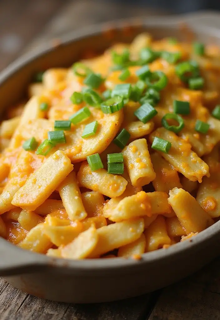 25 Simple Pasta and Cheese Recipes for Every Comfort Craving 106 25 Simple Pasta and Cheese Recipes for Every Comfort Craving - 18. Cheesy Baked Potato Pasta