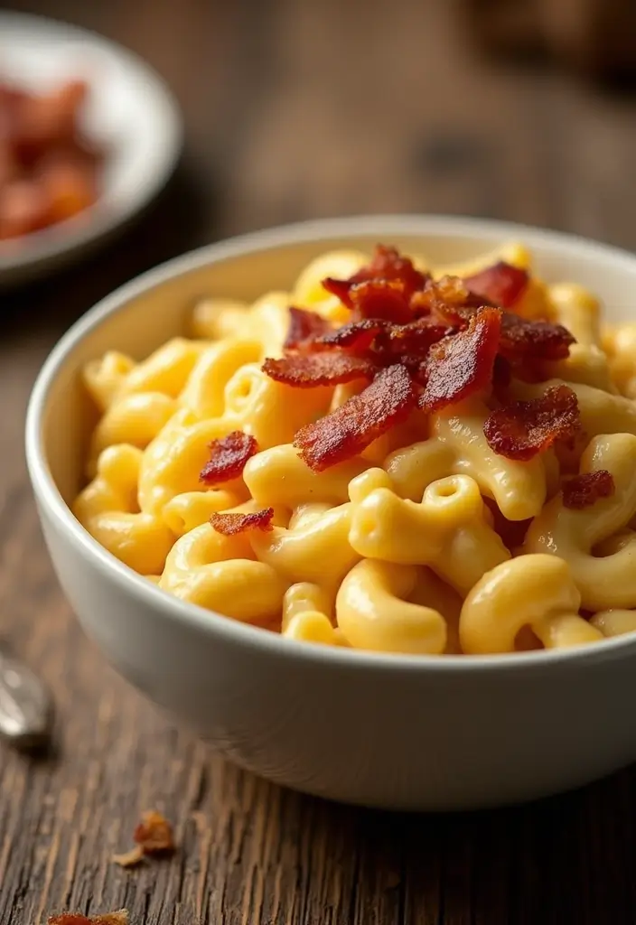25 Simple Pasta and Cheese Recipes for Every Comfort Craving 130 25 Simple Pasta and Cheese Recipes for Every Comfort Craving - 22. Creamy Bacon Mac and Cheese
