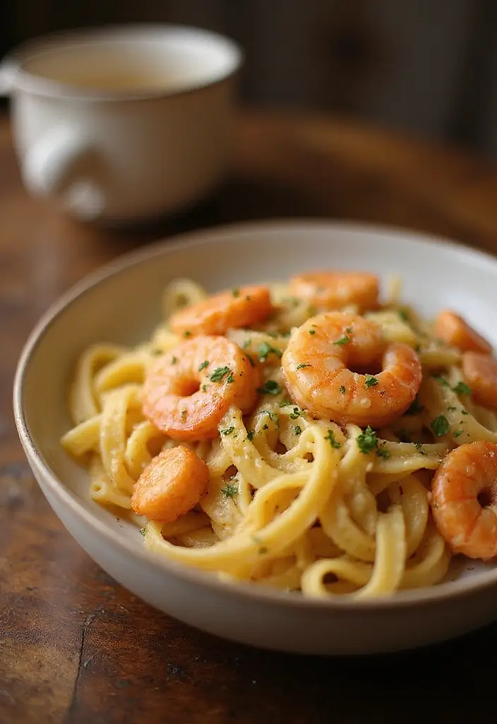 25 Simple Pasta and Cheese Recipes for Every Comfort Craving 149 25 Simple Pasta and Cheese Recipes for Every Comfort Craving - 25. One-Pot Shrimp and Cheese Pasta