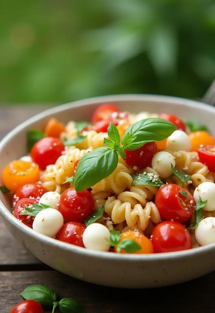 25 Simple Pasta and Cheese Recipes for Every Comfort Craving 46 25 Simple Pasta and Cheese Recipes for Every Comfort Craving - 8. Caprese Pasta Salad