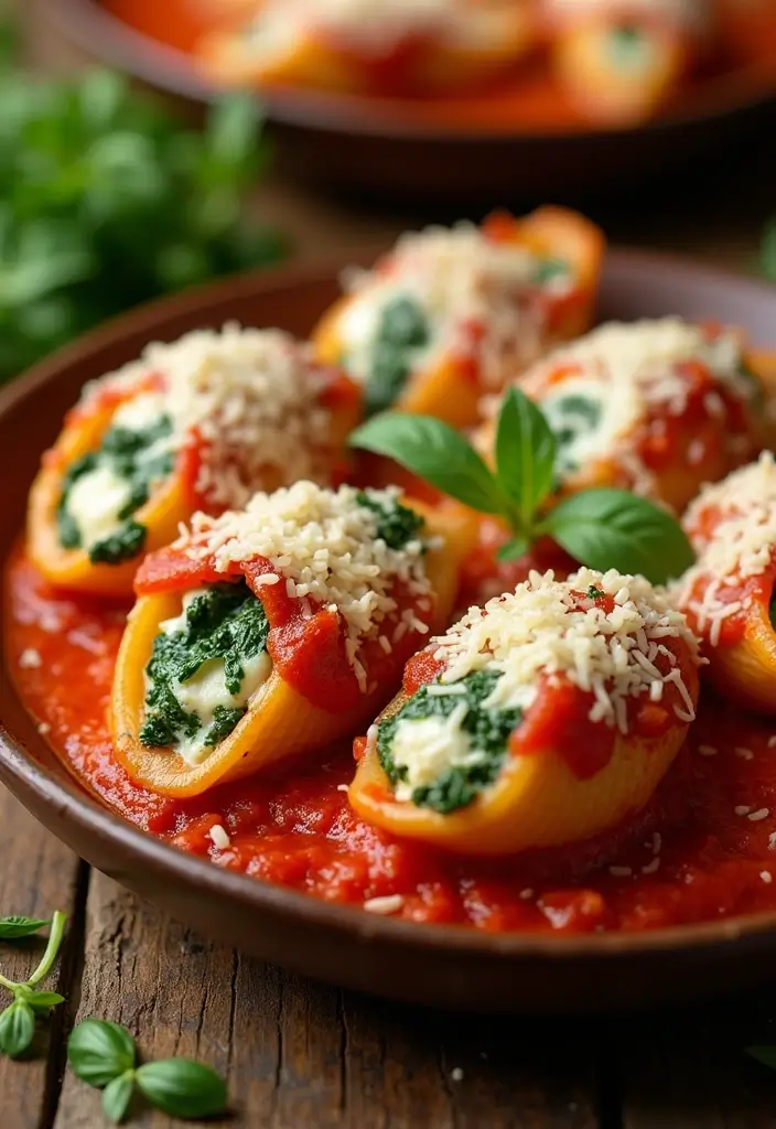 25 Spinach and Tomato Pasta Recipes Full of Fresh Flavor 58 25 Spinach and Tomato Pasta Recipes Full of Fresh Flavor - 10. Spinach and Tomato Stuffed Shells