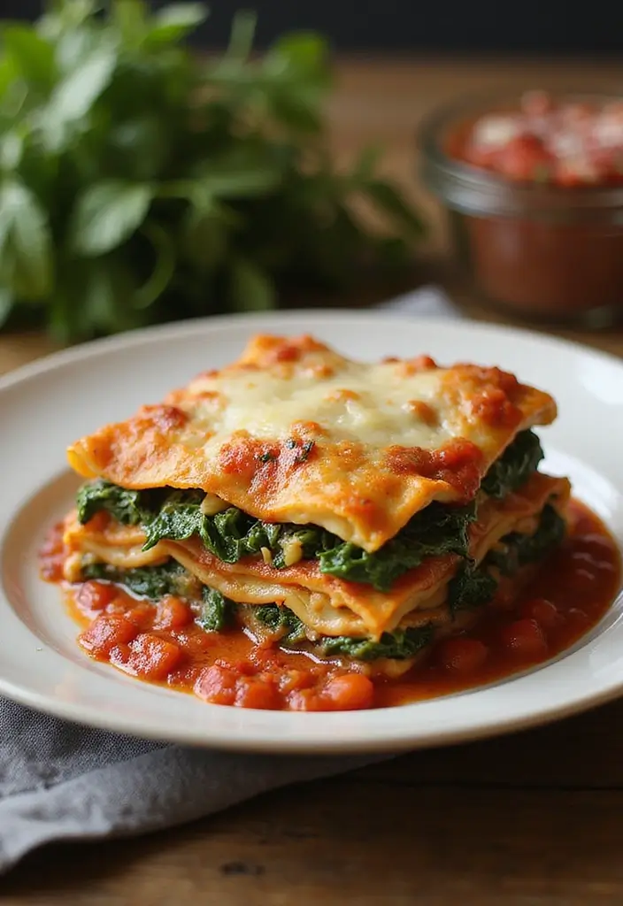 25 Spinach and Tomato Pasta Recipes Full of Fresh Flavor 126 25 Spinach and Tomato Pasta Recipes Full of Fresh Flavor - 22. Spinach and Tomato Vegetable Lasagna