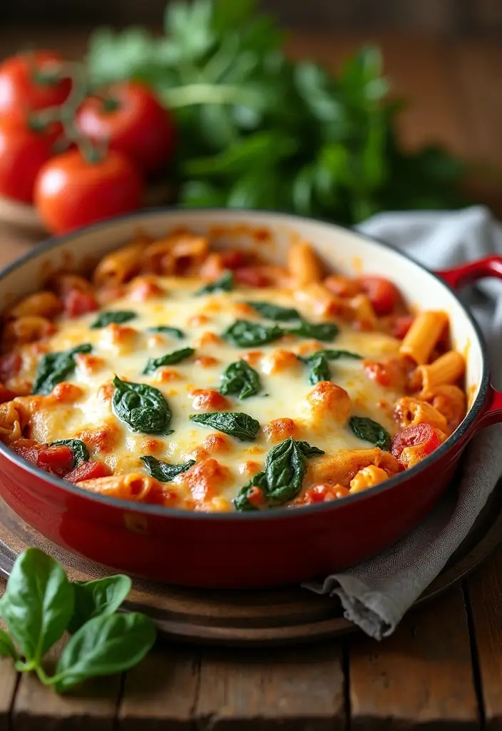 25 Spinach and Tomato Pasta Recipes Full of Fresh Flavor 44 25 Spinach and Tomato Pasta Recipes Full of Fresh Flavor - 8. Spinach and Tomato Pasta Bake