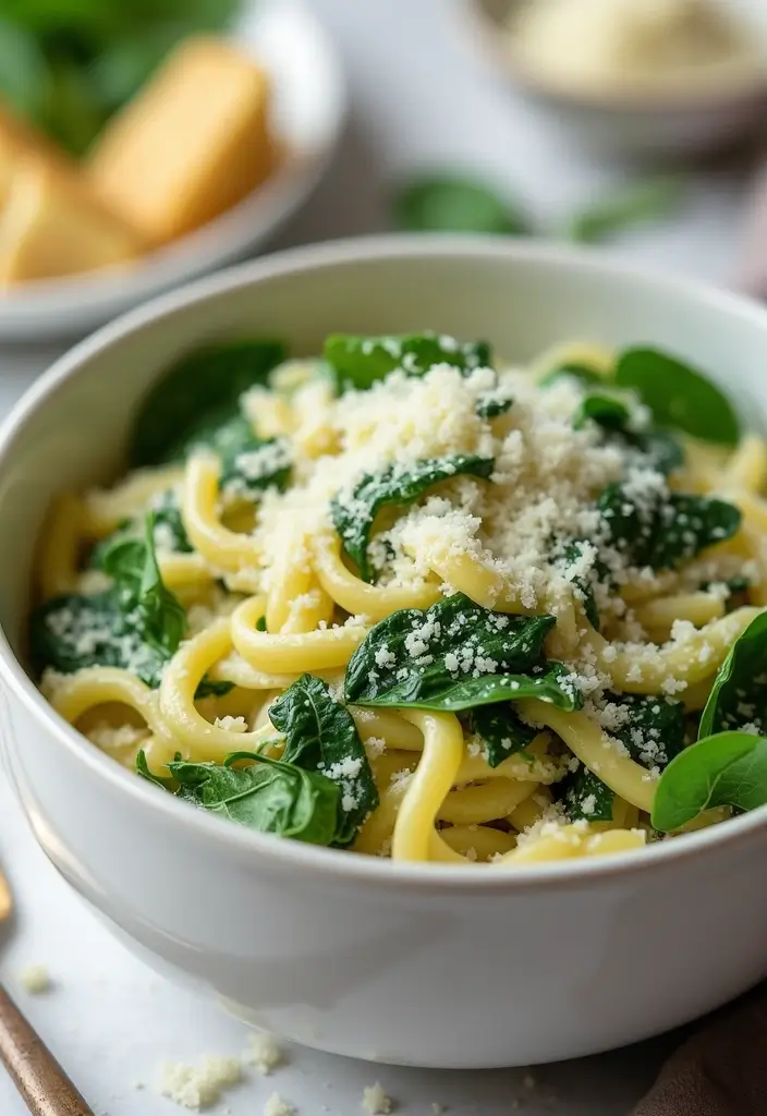 25 Vegetarian Crockpot Pasta Recipes That Cook Themselves 1 25 Vegetarian Crockpot Pasta Recipes That Cook Themselves - 1. Creamy Spinach and Ricotta Pasta
