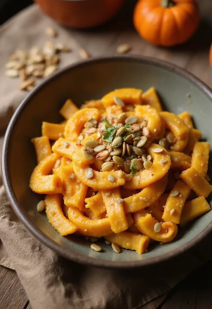 25 Vegetarian Crockpot Pasta Recipes That Cook Themselves 113 25 Vegetarian Crockpot Pasta Recipes That Cook Themselves - 19. Pumpkin Pasta