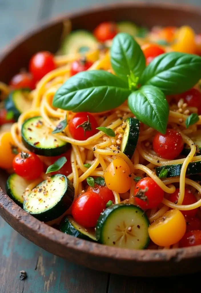 25 Vegetarian Crockpot Pasta Recipes That Cook Themselves 6 25 Vegetarian Crockpot Pasta Recipes That Cook Themselves - 2. Vegetable Primavera Pasta