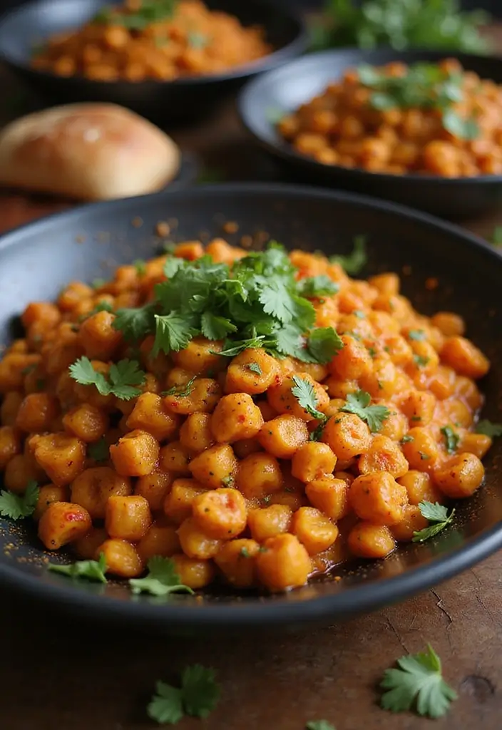 25 Vegetarian Crockpot Pasta Recipes That Cook Themselves 27 25 Vegetarian Crockpot Pasta Recipes That Cook Themselves - 5. Moroccan Chickpea Pasta