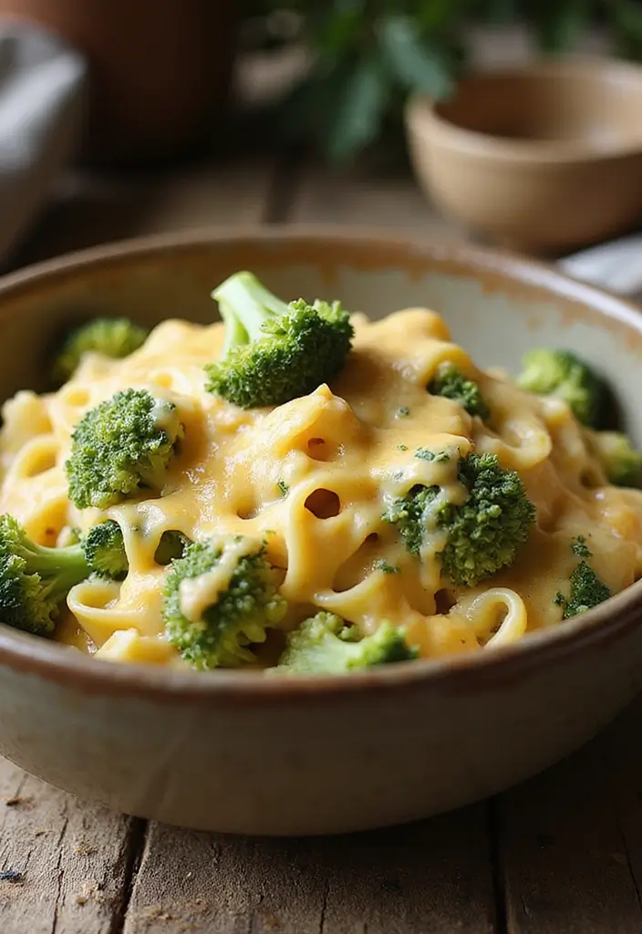 25 Vegetarian Crockpot Pasta Recipes That Cook Themselves 41 25 Vegetarian Crockpot Pasta Recipes That Cook Themselves - 7. Cheesy Broccoli Pasta