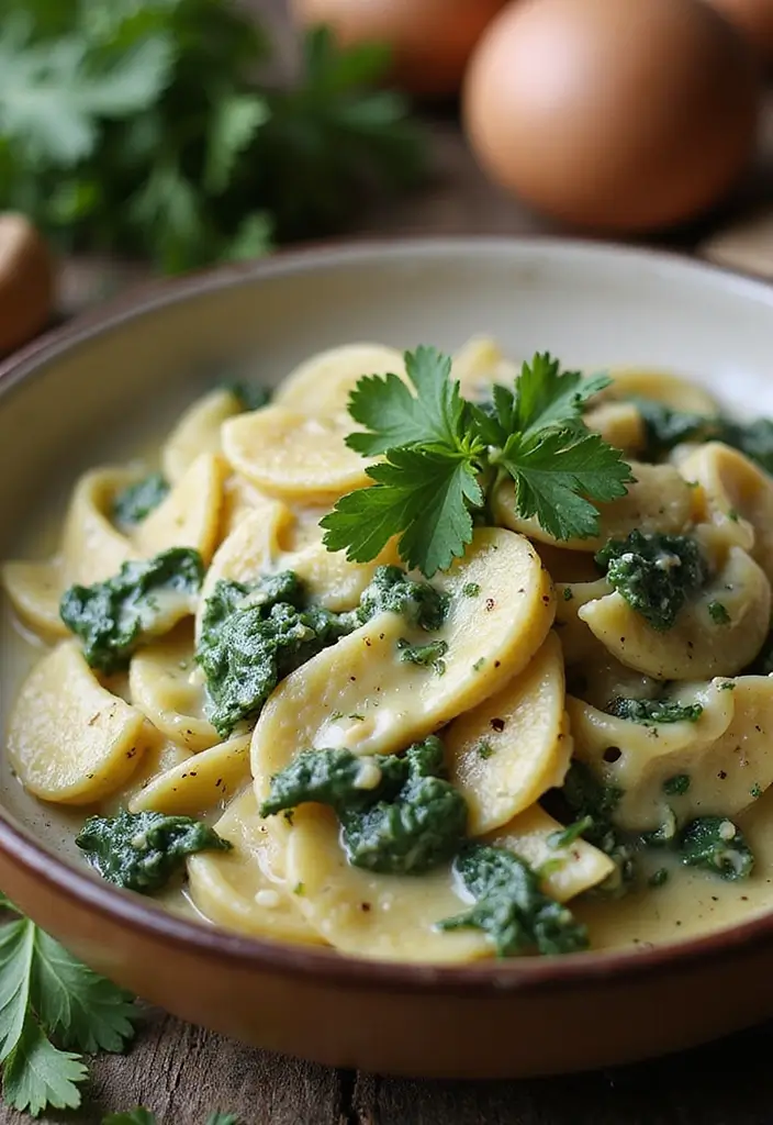 25 Vegetarian Crockpot Pasta Recipes That Cook Themselves 53 25 Vegetarian Crockpot Pasta Recipes That Cook Themselves - 9. Spinach and Artichoke Pasta