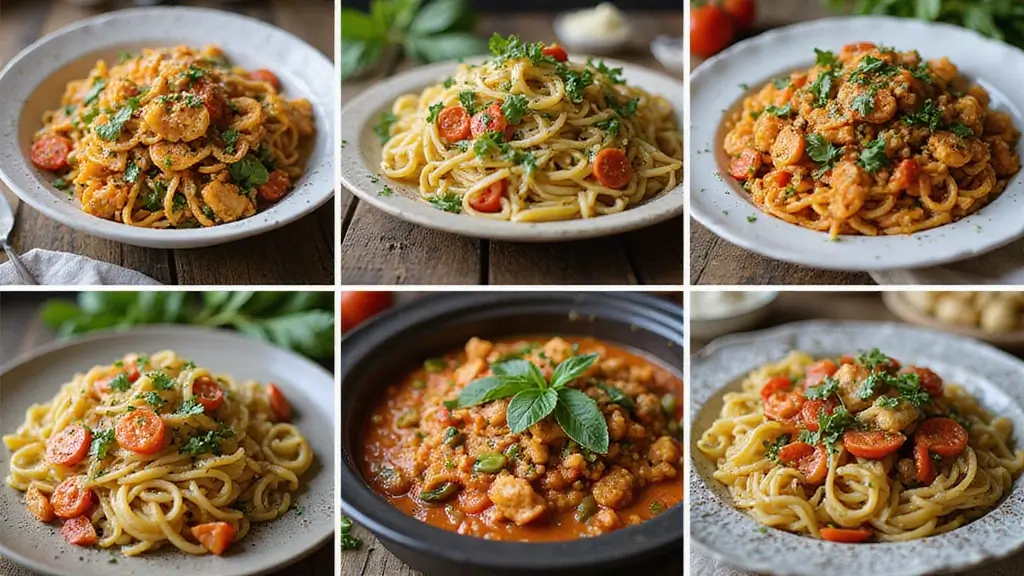 25 Vegetarian Crockpot Pasta Recipes That Cook Themselves