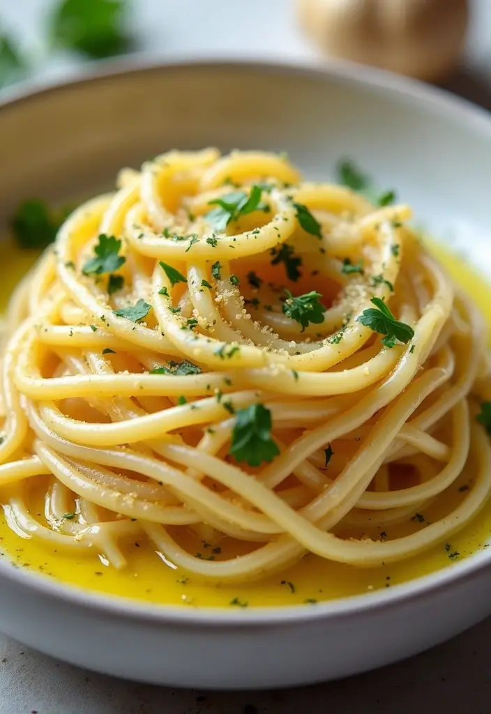 25 Vegetarian Red Sauce Pasta Recipes for Classic Comfort Food 76 25 Vegetarian Red Sauce Pasta Recipes for Classic Comfort Food - 14. Spaghetti Aglio e Olio
