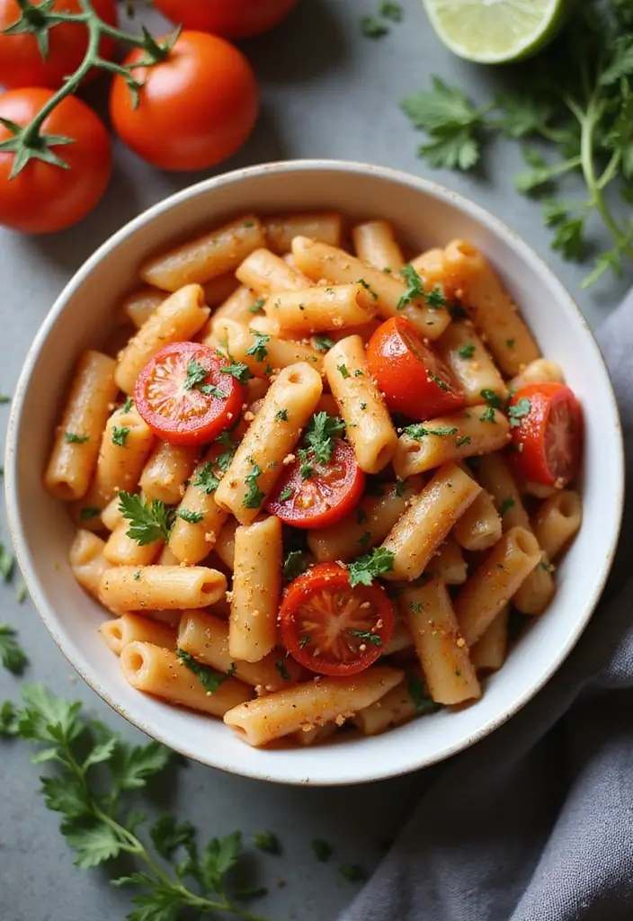 25 Vegetarian Red Sauce Pasta Recipes for Classic Comfort Food 119 25 Vegetarian Red Sauce Pasta Recipes for Classic Comfort Food - 21. Tomato and White Bean Pasta