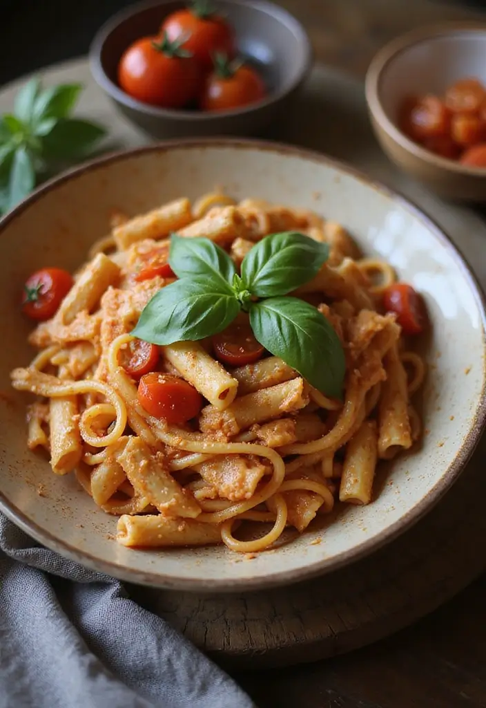 26 Easy Chicken and Pasta Recipes for Quick Family Dinners 54 26 Easy Chicken and Pasta Recipes for Quick Family Dinners - 10. Chicken and Tomato Pasta