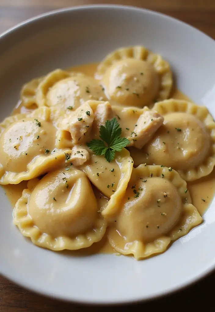 26 Easy Chicken and Pasta Recipes for Quick Family Dinners 123 26 Easy Chicken and Pasta Recipes for Quick Family Dinners - 21. Chicken and Cheese Ravioli