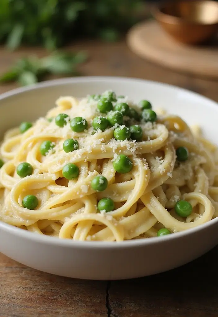 26 Giada De Laurentiis Pasta Recipes Full of Italian Charm 59 26 Giada De Laurentiis Pasta Recipes Full of Italian Charm - 11. Creamy Alfredo Pasta with Peas