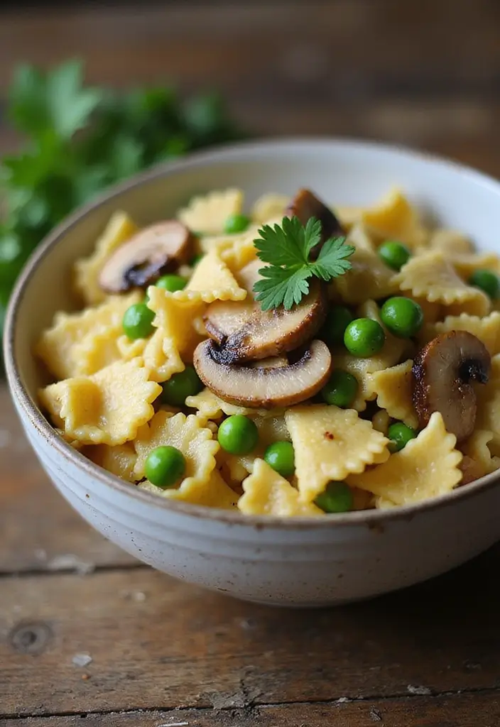 26 Giada De Laurentiis Pasta Recipes Full of Italian Charm 6 26 Giada De Laurentiis Pasta Recipes Full of Italian Charm - 2. Mushroom and Pea Farfalle