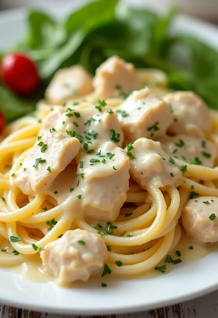 27 Easy Pasta Recipes for Two That Feel Romantic and Simple 84 27 Easy Pasta Recipes for Two That Feel Romantic and Simple - 14. Chicken Alfredo Pasta