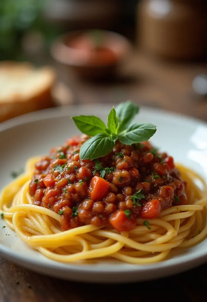 27 Easy Pasta Recipes for Two That Feel Romantic and Simple 136 27 Easy Pasta Recipes for Two That Feel Romantic and Simple - 22. Lentil Bolognese