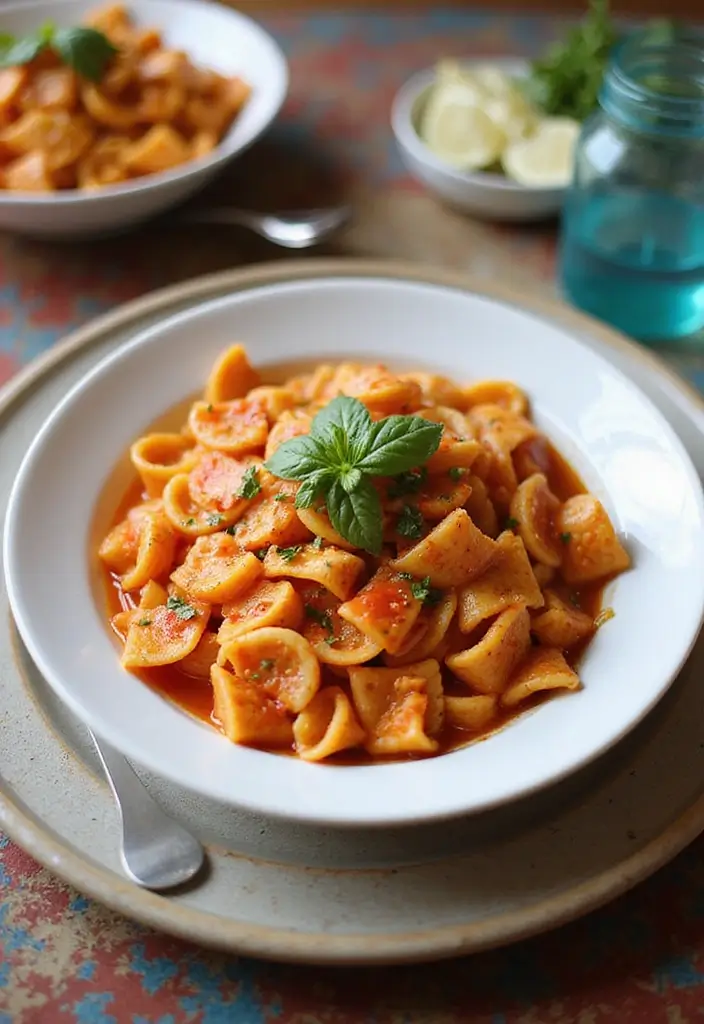 27 Easy Pasta Recipes for Two That Feel Romantic and Simple 150 27 Easy Pasta Recipes for Two That Feel Romantic and Simple - 24. Pasta with Roasted Red Pepper Sauce