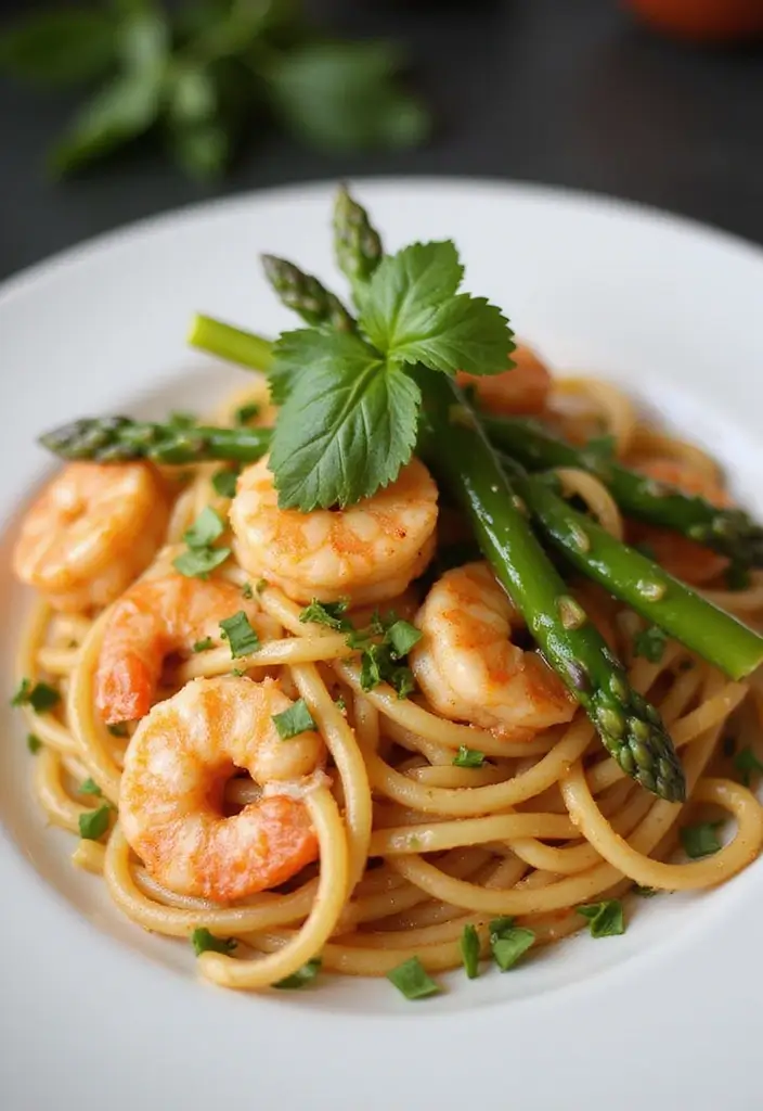 27 Gluten Dairy Free Pasta Recipes for a Healthy Lifestyle 56 27 Gluten Dairy Free Pasta Recipes for a Healthy Lifestyle - 10. Coconut Flour Pasta with Shrimp and Asparagus