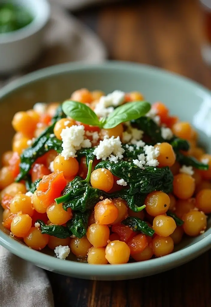 27 Gluten Dairy Free Pasta Recipes for a Healthy Lifestyle 66 27 Gluten Dairy Free Pasta Recipes for a Healthy Lifestyle - 12. Spinach and Feta Chickpea Pasta