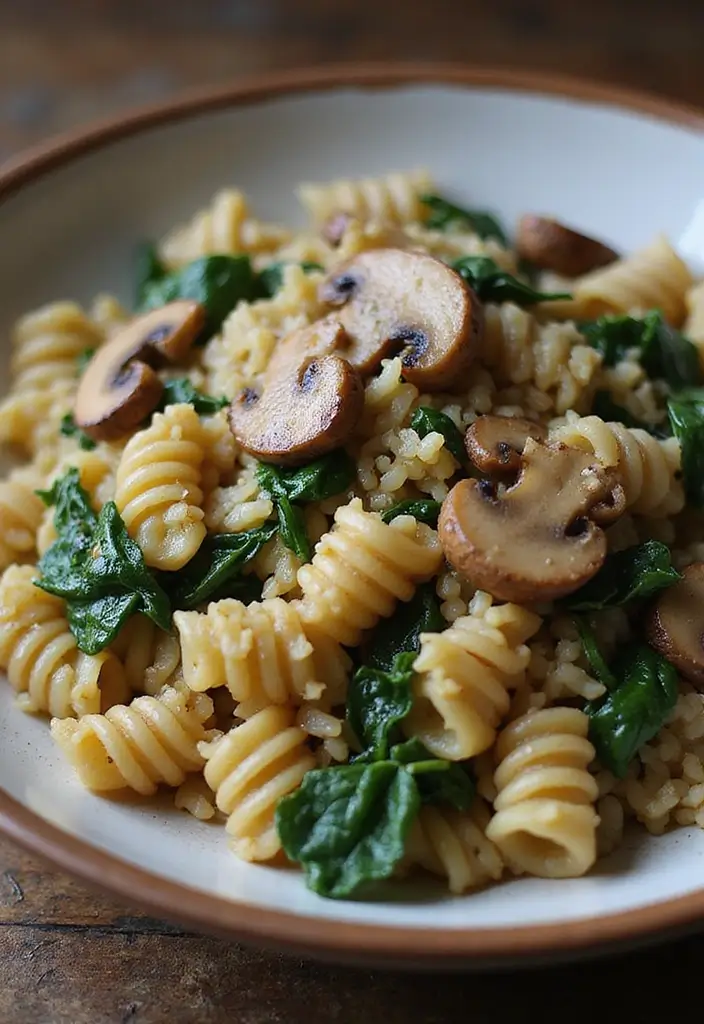 27 Gluten Dairy Free Pasta Recipes for a Healthy Lifestyle 80 27 Gluten Dairy Free Pasta Recipes for a Healthy Lifestyle - 14. Sautéed Mushroom and Spinach Rice Pasta