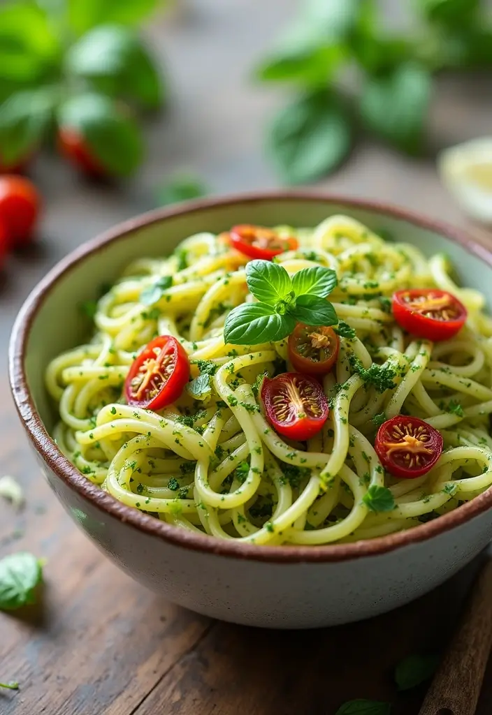 27 Gluten Dairy Free Pasta Recipes for a Healthy Lifestyle 92 27 Gluten Dairy Free Pasta Recipes for a Healthy Lifestyle - 16. Pesto and Sun-Dried Tomato Rice Noodles