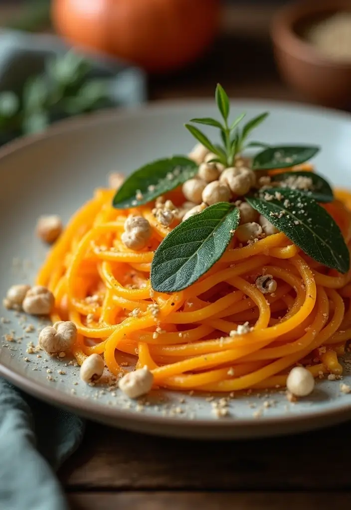 27 Gluten Dairy Free Pasta Recipes for a Healthy Lifestyle 32 27 Gluten Dairy Free Pasta Recipes for a Healthy Lifestyle - 6. Butternut Squash Pasta with Sage and Hazelnuts