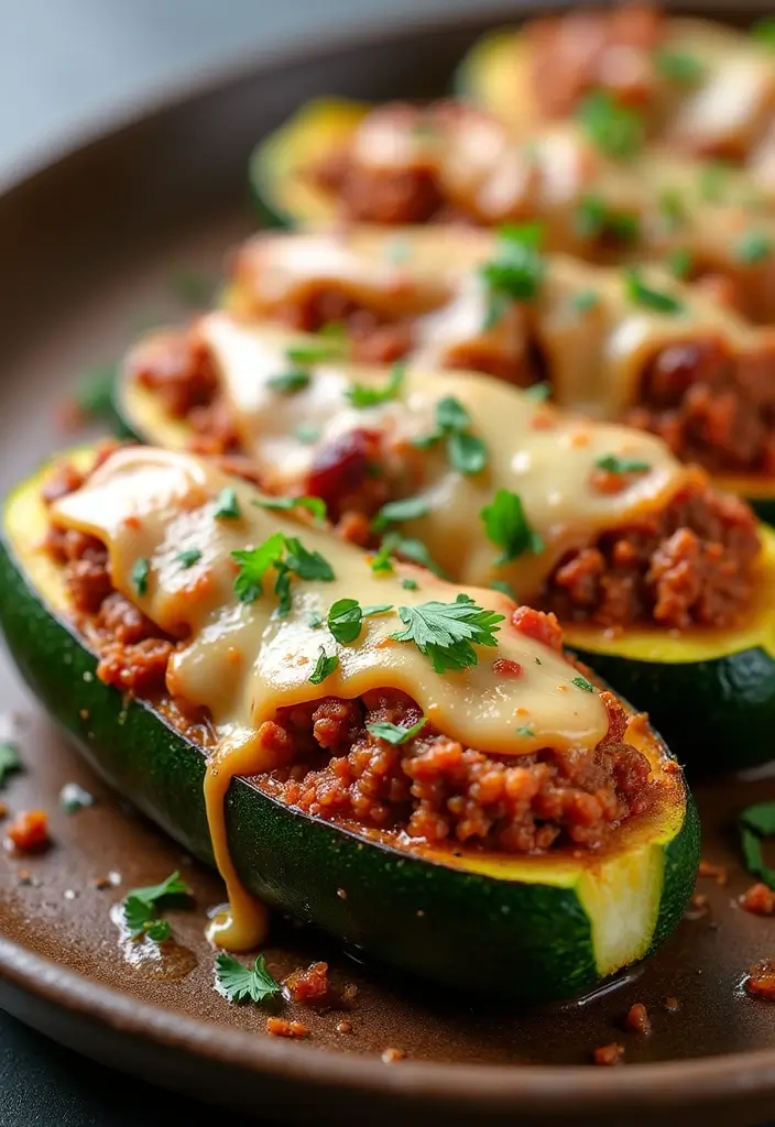 27 Ground Beef Recipes Without Pasta That Still Hit the Spot 84 27 Ground Beef Recipes Without Pasta That Still Hit the Spot - 14. Ground Beef Stuffed Zucchini Boats