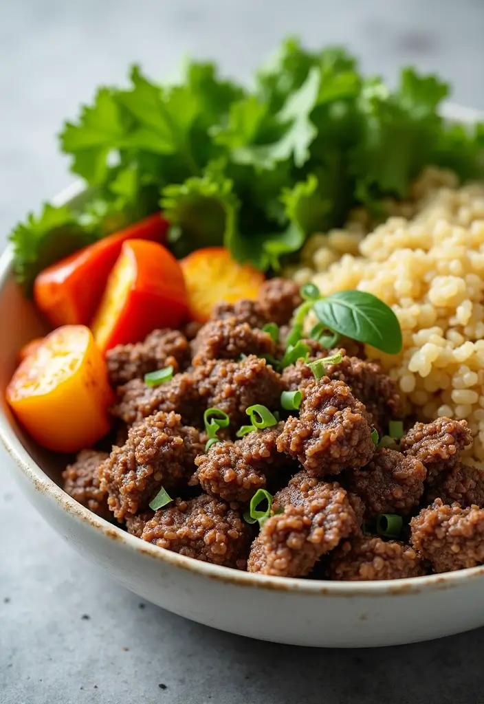 27 Ground Beef Recipes Without Pasta That Still Hit the Spot 101 27 Ground Beef Recipes Without Pasta That Still Hit the Spot - 17. Ground Beef & Quinoa Bowl