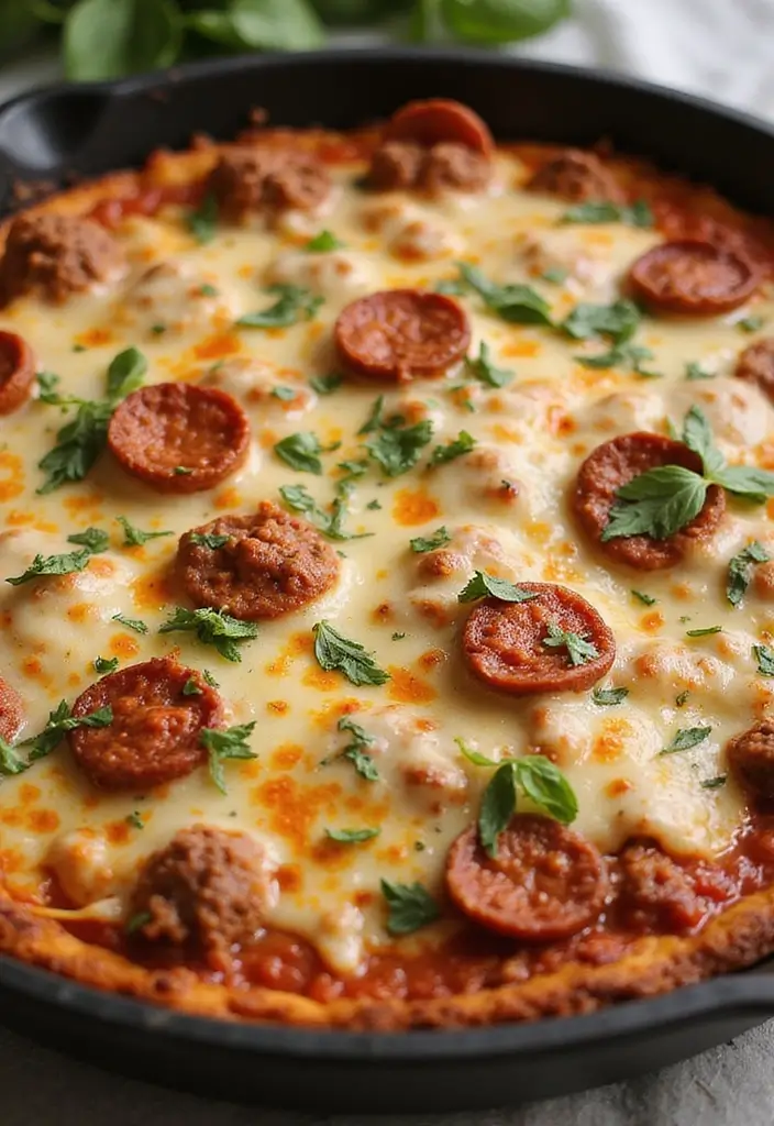 27 Ground Beef Recipes Without Pasta That Still Hit the Spot 130 27 Ground Beef Recipes Without Pasta That Still Hit the Spot - 22. Ground Beef Pizza Casserole