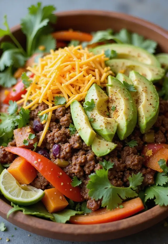 27 Ground Beef Recipes Without Pasta That Still Hit the Spot 27 27 Ground Beef Recipes Without Pasta That Still Hit the Spot - 5. Ground Beef Taco Salad