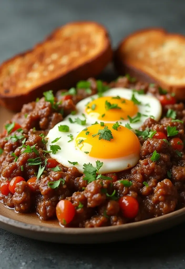 27 Ground Beef Recipes Without Pasta That Still Hit the Spot 51 27 Ground Beef Recipes Without Pasta That Still Hit the Spot - 9. Ground Beef & Egg Breakfast Scramble