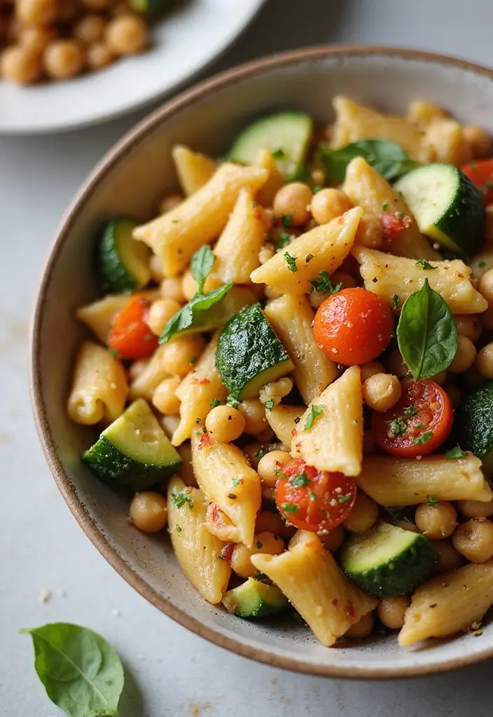 27 Low Carb High Protein Pasta Recipes for Busy Weeknights 6 27 Low Carb High Protein Pasta Recipes for Busy Weeknights - 2. Chickpea Pasta Primavera
