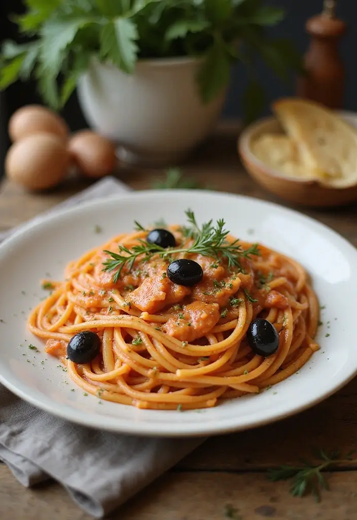 28 Easy Pink Pasta Sauce Recipes for Creamy Date Night Dinners 104 28 Easy Pink Pasta Sauce Recipes for Creamy Date Night Dinners - 18. Mediterranean Pink Sauce